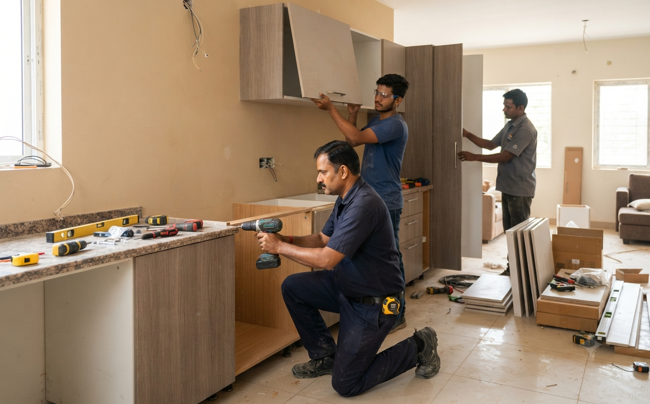 Modular kitchen design service