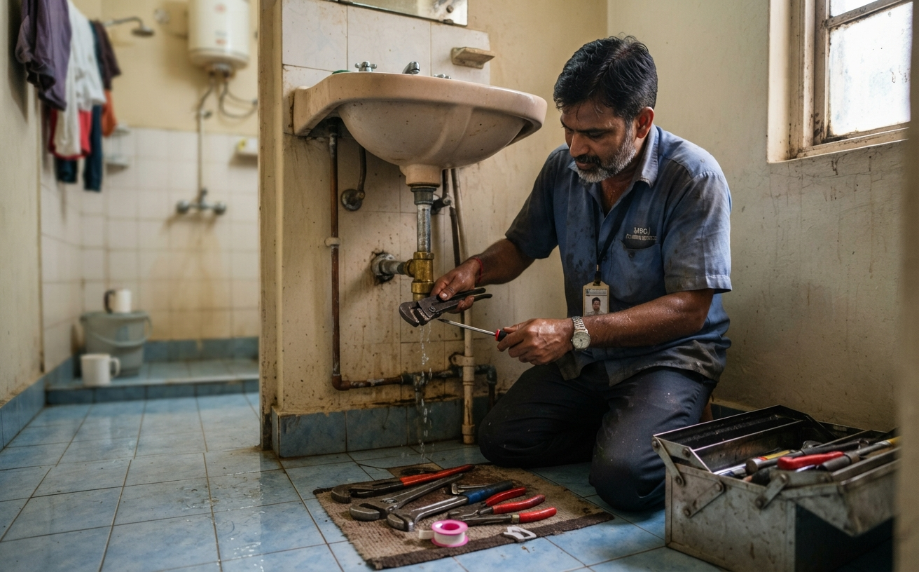 Home plumbing repair and installation service