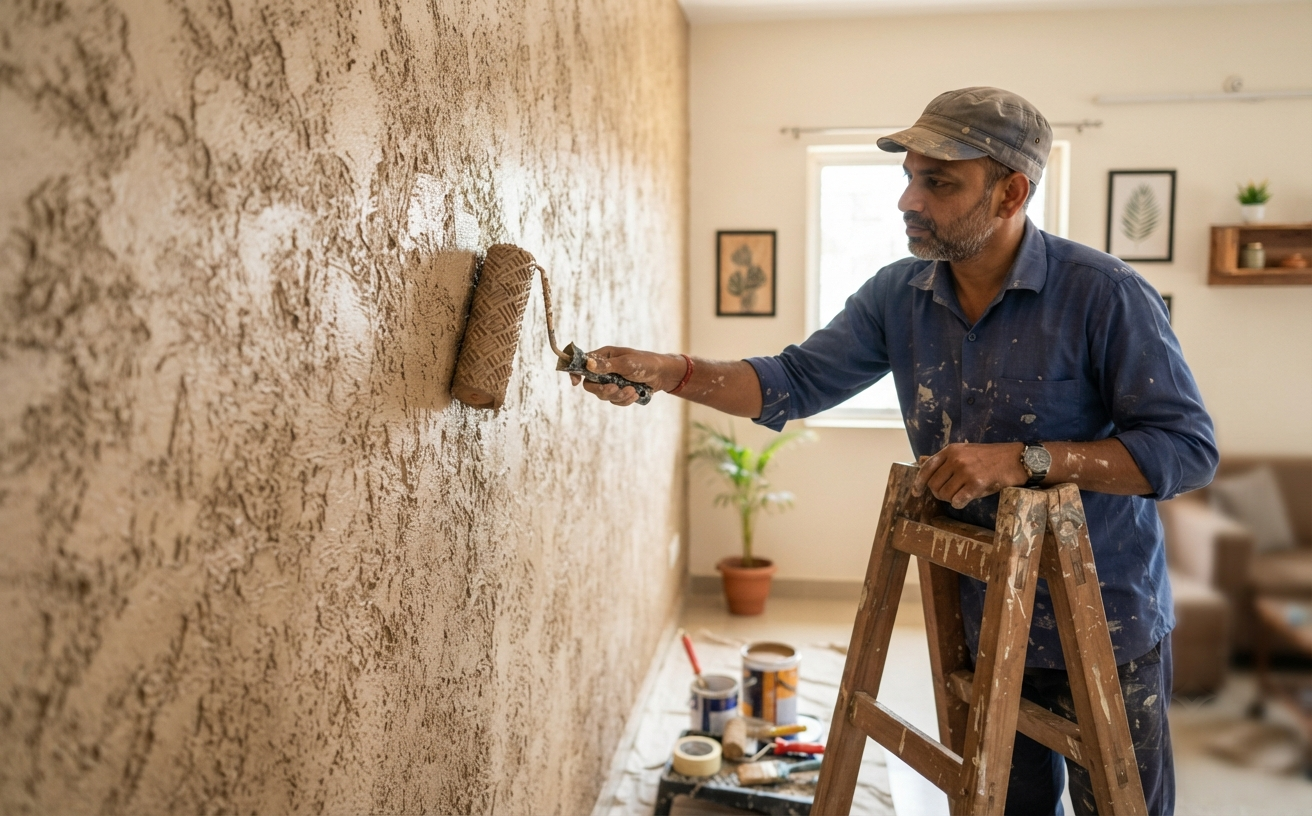 Decorative wall texture design service