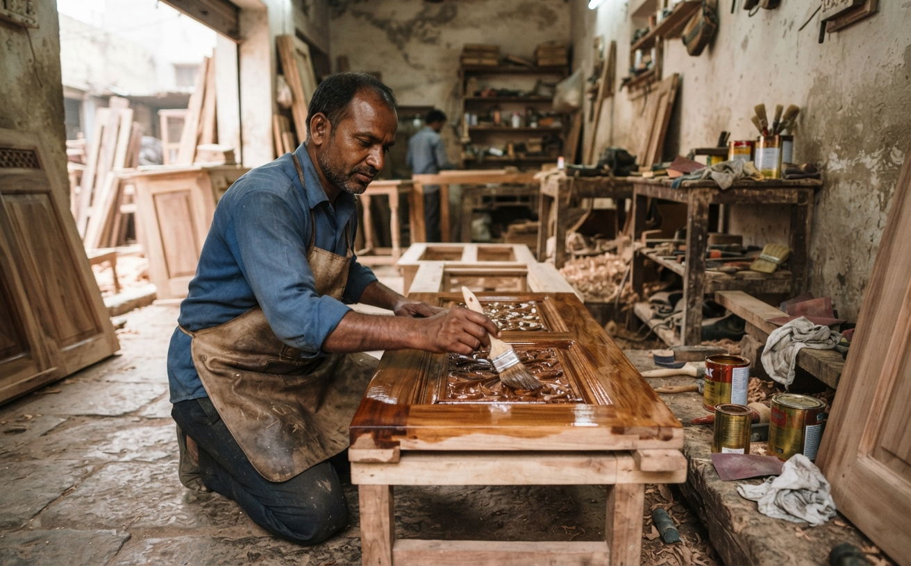 Wood Polishing and Varnishing Service
